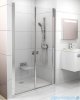 Ravak Chrome CSDL2 drzwi prysznicowe 90cm białe transparent 0QV7C10LZ1